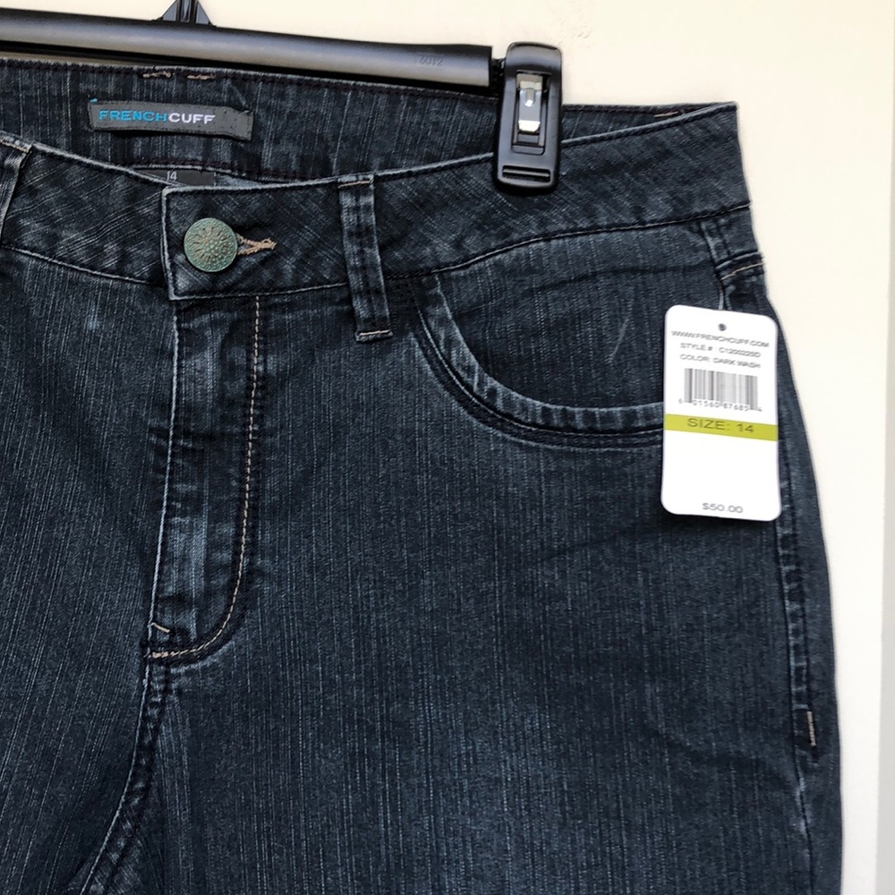 French Cuff Boot Cut Jeans SZ 14 - Picture 2 of 8
